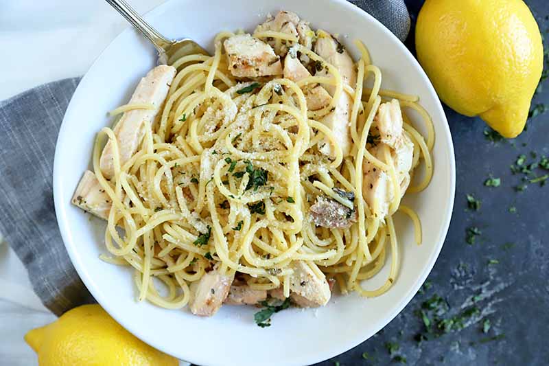Lemon Grilled Chicken And Pasta